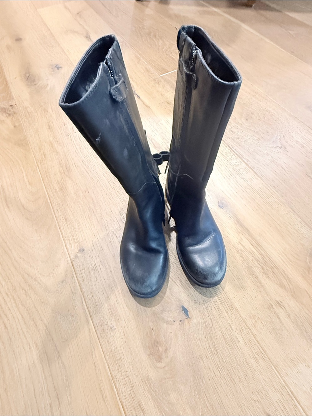 Geox Respira Black Tall Boots girls boots size 30 or size 12 toddler